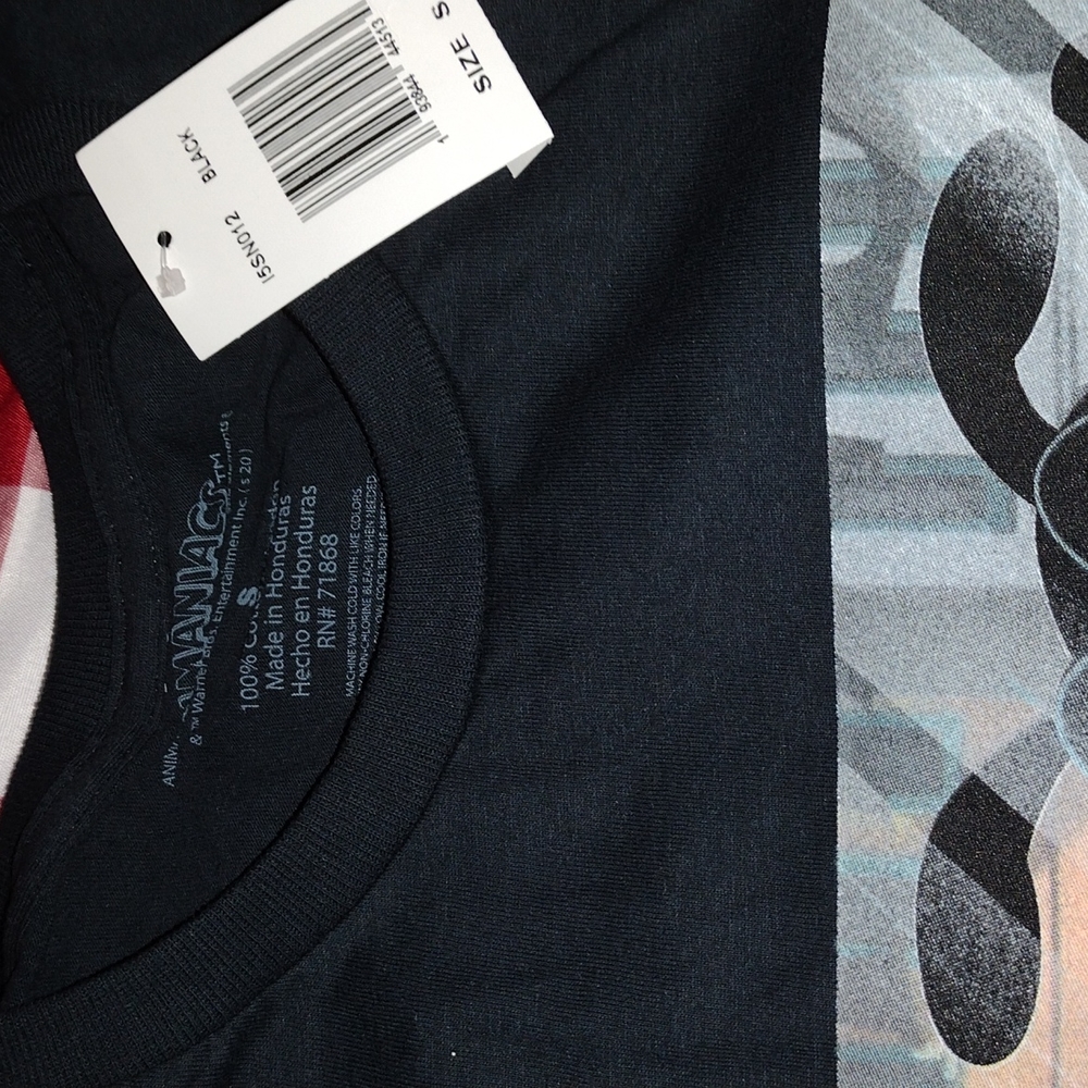 Women Animaniacs Shirt Black Size S - Picture 3 of 5